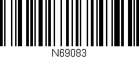 Código de barras (EAN, GTIN, SKU, ISBN): 'N69083'