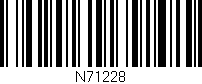 Código de barras (EAN, GTIN, SKU, ISBN): 'N71228'