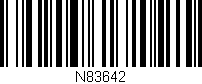 Código de barras (EAN, GTIN, SKU, ISBN): 'N83642'