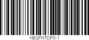 Código de barras (EAN, GTIN, SKU, ISBN): 'N8GFNTDPS-1'