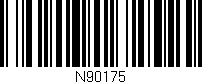 Código de barras (EAN, GTIN, SKU, ISBN): 'N90175'
