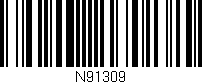 Código de barras (EAN, GTIN, SKU, ISBN): 'N91309'