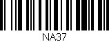 Código de barras (EAN, GTIN, SKU, ISBN): 'NA37'