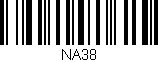 Código de barras (EAN, GTIN, SKU, ISBN): 'NA38'