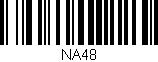 Código de barras (EAN, GTIN, SKU, ISBN): 'NA48'