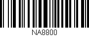 Código de barras (EAN, GTIN, SKU, ISBN): 'NA8800'