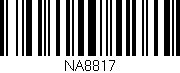 Código de barras (EAN, GTIN, SKU, ISBN): 'NA8817'