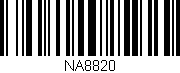 Código de barras (EAN, GTIN, SKU, ISBN): 'NA8820'