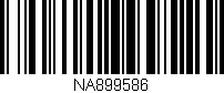 Código de barras (EAN, GTIN, SKU, ISBN): 'NA899586'