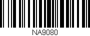 Código de barras (EAN, GTIN, SKU, ISBN): 'NA9080'