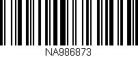 Código de barras (EAN, GTIN, SKU, ISBN): 'NA986873'