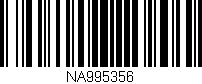 Código de barras (EAN, GTIN, SKU, ISBN): 'NA995356'