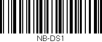 Código de barras (EAN, GTIN, SKU, ISBN): 'NB-DS1'