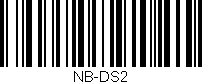 Código de barras (EAN, GTIN, SKU, ISBN): 'NB-DS2'