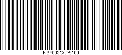 Código de barras (EAN, GTIN, SKU, ISBN): 'NBF003CAPS100'