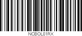 Código de barras (EAN, GTIN, SKU, ISBN): 'NCBOL01RX'