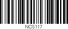 Código de barras (EAN, GTIN, SKU, ISBN): 'NCS117'