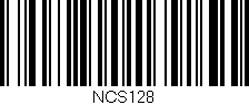 Código de barras (EAN, GTIN, SKU, ISBN): 'NCS128'