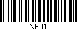 Código de barras (EAN, GTIN, SKU, ISBN): 'NE01'