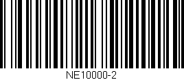 Código de barras (EAN, GTIN, SKU, ISBN): 'NE10000-2'