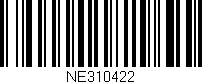 Código de barras (EAN, GTIN, SKU, ISBN): 'NE310422'