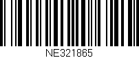 Código de barras (EAN, GTIN, SKU, ISBN): 'NE321865'