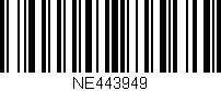 Código de barras (EAN, GTIN, SKU, ISBN): 'NE443949'