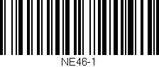 Código de barras (EAN, GTIN, SKU, ISBN): 'NE46-1'