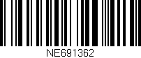 Código de barras (EAN, GTIN, SKU, ISBN): 'NE691362'