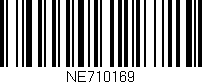 Código de barras (EAN, GTIN, SKU, ISBN): 'NE710169'