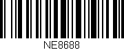 Código de barras (EAN, GTIN, SKU, ISBN): 'NE8688'