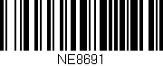 Código de barras (EAN, GTIN, SKU, ISBN): 'NE8691'