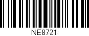 Código de barras (EAN, GTIN, SKU, ISBN): 'NE8721'