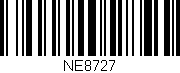 Código de barras (EAN, GTIN, SKU, ISBN): 'NE8727'