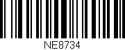 Código de barras (EAN, GTIN, SKU, ISBN): 'NE8734'
