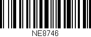 Código de barras (EAN, GTIN, SKU, ISBN): 'NE8746'