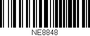 Código de barras (EAN, GTIN, SKU, ISBN): 'NE8848'