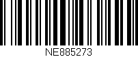 Código de barras (EAN, GTIN, SKU, ISBN): 'NE885273'