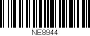 Código de barras (EAN, GTIN, SKU, ISBN): 'NE8944'