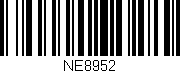 Código de barras (EAN, GTIN, SKU, ISBN): 'NE8952'
