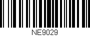 Código de barras (EAN, GTIN, SKU, ISBN): 'NE9029'
