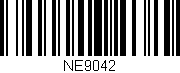 Código de barras (EAN, GTIN, SKU, ISBN): 'NE9042'
