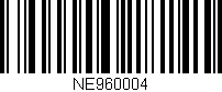 Código de barras (EAN, GTIN, SKU, ISBN): 'NE960004'