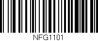Código de barras (EAN, GTIN, SKU, ISBN): 'NFG1101'