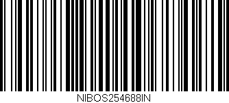 Código de barras (EAN, GTIN, SKU, ISBN): 'NIBOS254688IN'