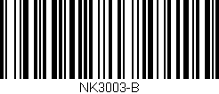 Código de barras (EAN, GTIN, SKU, ISBN): 'NK3003-B'