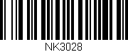 Código de barras (EAN, GTIN, SKU, ISBN): 'NK3028'