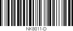 Código de barras (EAN, GTIN, SKU, ISBN): 'NK8011-D'