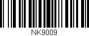 Código de barras (EAN, GTIN, SKU, ISBN): 'NK9009'