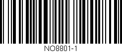 Código de barras (EAN, GTIN, SKU, ISBN): 'NO8801-1'